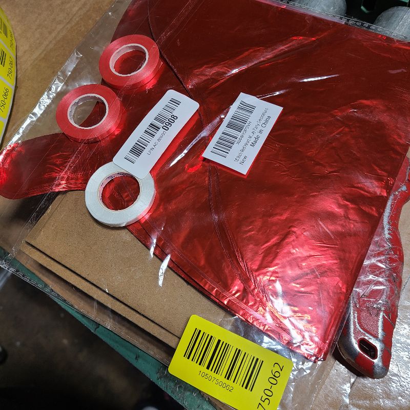 Photo 1 of 18 Inch Red Heart Mylar Balloons, 10pcs Big Foil Balloons for Wedding Baby Shower Valentine's Day Party Decorations