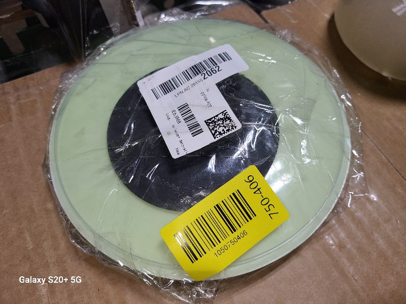 Photo 1 of 2 Pcs 7 Inch Glowing Googly Eyes Self Adhesive Luminous Giant Wiggle Eyes Large Googly Eyes Giant Googly Eyes Eye Stickers Glowing Eyes Googly Eyes Self Adhesive for Halloween Decoration Stickers