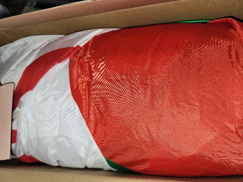 Photo 1 of 12.5FT Christmas Inflatables Archway, Inflatable Santa Claus and Snowman Sitting on Gift Boxes, Christmas Arch Blow Up Yard Decorations and LED Lights Built-in for Party Indoor, Outside, Garden, Lawn