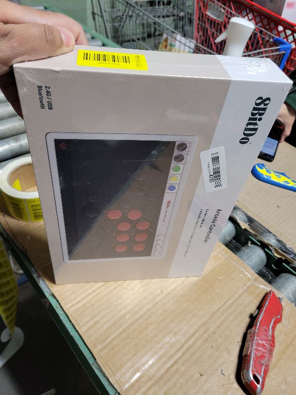 Photo 1 of 8BitDo All-Button Arcade Controller for Switch/Switch 2 & Windows – Bluetooth, 2.4G, Wired Connectivity, Low-profile Mechanical Switches, 4 Programmable Buttons, Hot-swappable PCB