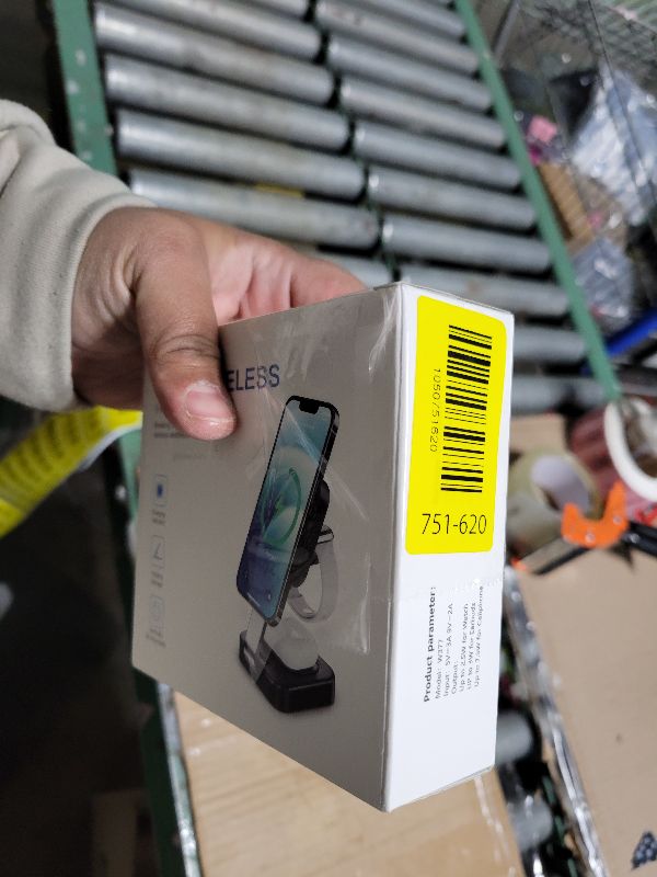 Photo 1 of 2026 Traveling Wireless Mag-Safe Fast Charging Station,Magnetic 3 in 1 Charger with iPhone 17 16 15 14 13 12 Pro Max Plus,Apple Watch Series & Air pods 4 3 2 Pro-Gifts for Wife & Husband(White)