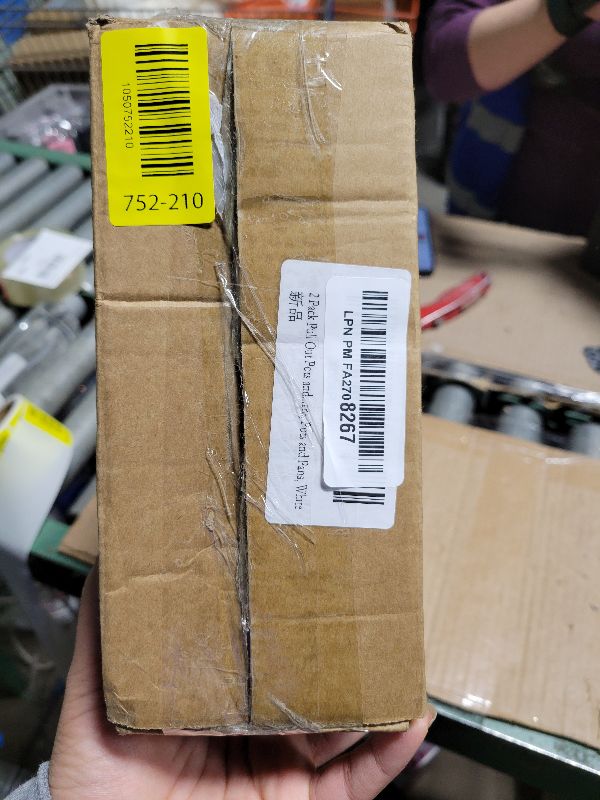 Photo 1 of 2 Pack Pull Out Pots and Pans Organizer Rack for Cabinet and Countertop, Pull Out Cabinet Organizer with 8 Adjustable Dividers, Kitchen Storage for Pot Lid, Dishes, Bakeware, Pots and Pans, White