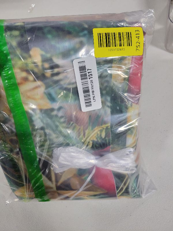 Photo 1 of 10x8ft Christmas Rustic Barn Wood Door Backdrop for Photography Winter Xmas Tree Snow Gift Wall Floor Background Banner Decor for Family Studio Holiday Photo Booth Props Pictures Party Decorations