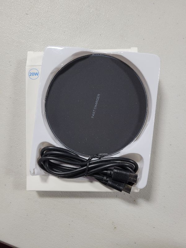 Photo 1 of 20W Fast Wireless Charger Pad,Wireless Phone Charging Station Compatible with iPhone 17 Pro/16/15/14/13/12/11/SE/X/AirPods,15W Fast Charge for Samsung Galaxy S25/S24/S23/S22/S21/Note/Buds,Pixel