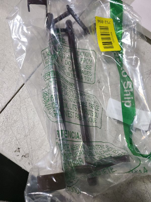 Photo 1 of 2 Pack Towel Rack for Cabinet Steel Over Door Modern Over Cabinet Towel Hanger Bar Holder 9 Inch Storage Organizer for Universal Fit on Kitchen Bathroom Cupboard(Bronze)