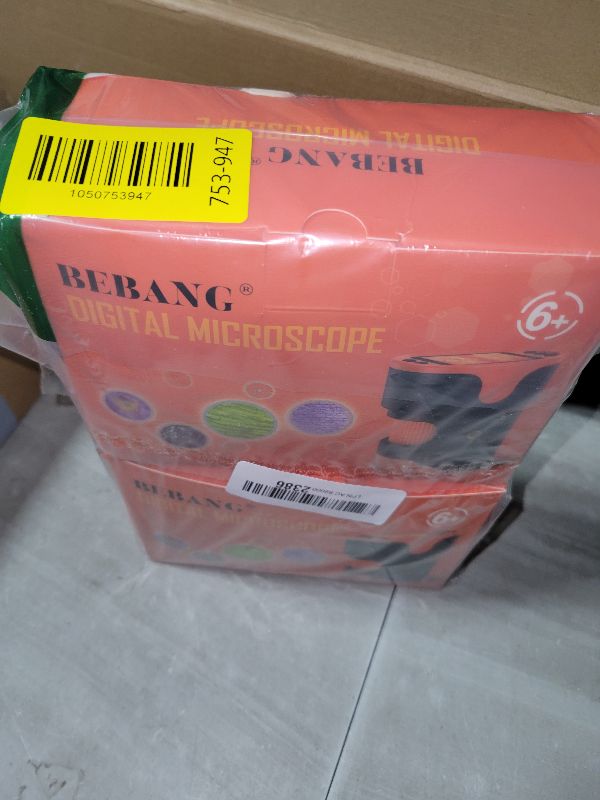 Photo 1 of 1000X Handheld Microscope for Kids 4K 2.0" Screen Rechargeable Mini Pocket Digital Microscopes w/Slides Kit Portable Edu Gift Age 4-6 8-12 Children Students