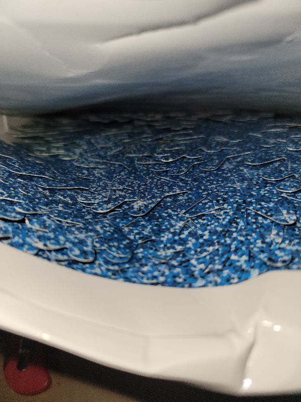 Photo 1 of AmazingSpark 45 Pcs Winter Paper Snowflake Table Decorations 3 Sizes 3D Snowflake Tabletop Centerpiece Signs Blue Silver Table Decor for Christmas Winter Wonderland Home Party Holiday Decor Supplies