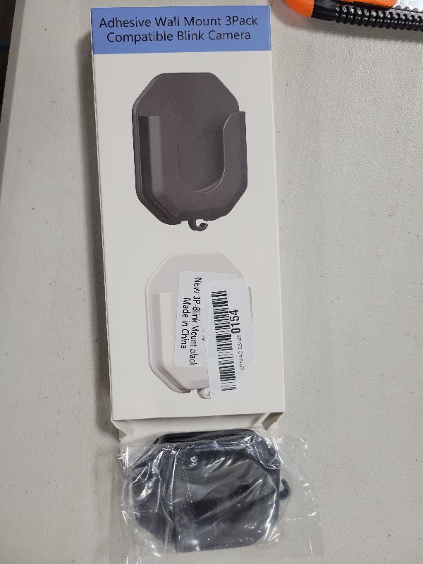 Photo 1 of 3 Pack Blink Camera No Drill No Screws Wall Mount Bracket for Blink Mini /Mini 2 /Blink Outdoor 4 /Blink Indoor Camera, HBV Adhesive Mount