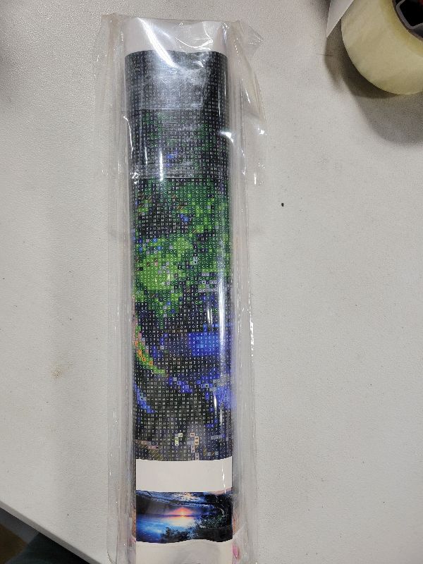 Photo 1 of 2 Pack Diamond Painting Kits?Large 5D DIY Sunset Ocean Beach Diamond Painting Kits for Adults?DIY Full Drill Crystal Rhinestone Arts and Gem Art Painting with Diamond Home Wall Decor (28X16inch)