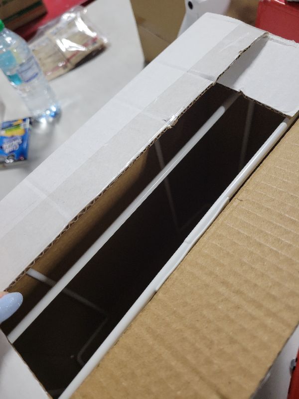 Photo 1 of 1 Each | Disposable Glove or Tissue Box Holder, Double (2-Box) Glove Rack, Wall Mounted Universal Box Holder, for Larger Sized Boxes, White - 1 Glove Rack