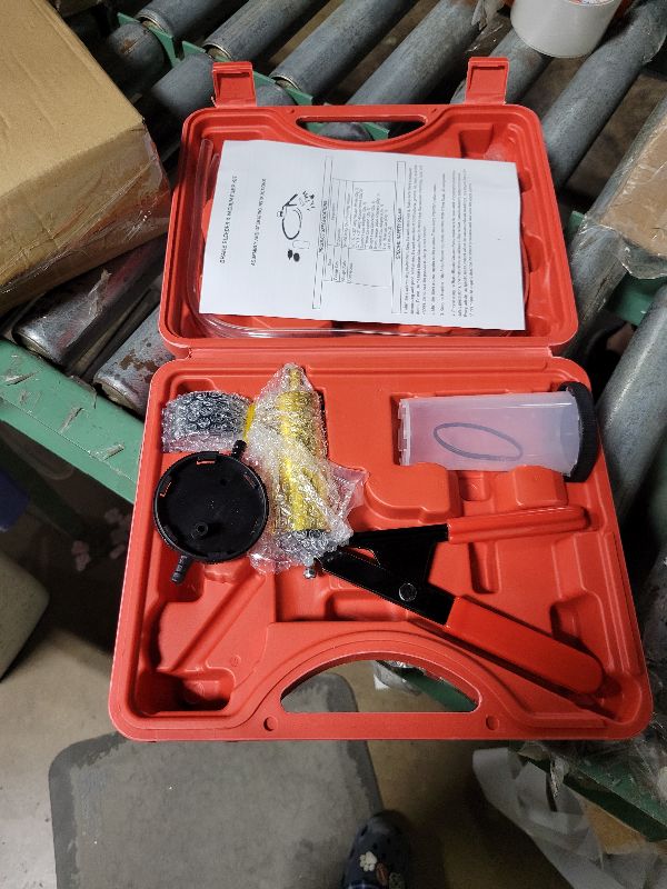 Photo 1 of 2 in 1 Brake Bleeder Kit with Hand Vacuum Pump and Adapters Brake Bleeder Vacuum Pump Kit for Auto Car Truck Motorcycle Use