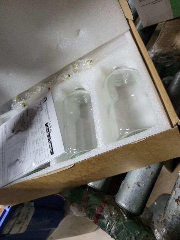 Photo 1 of 16.9 oz (500 ml) Coffee Syrup Dispenser Set- 4 Glass Bottles with Gold Pumper and Syrup Labels - Precise Dispensing and Stylish Addition to Coffee Shop, Cafe or Home Bar