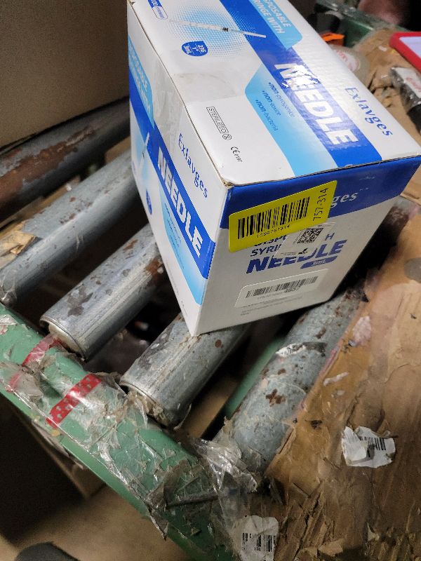 Photo 1 of 100 Pack Disposable 3ml/cc Lab Syringes with 23Ga 1 Inch Needle Luer Lock, Individually Sealed Packed