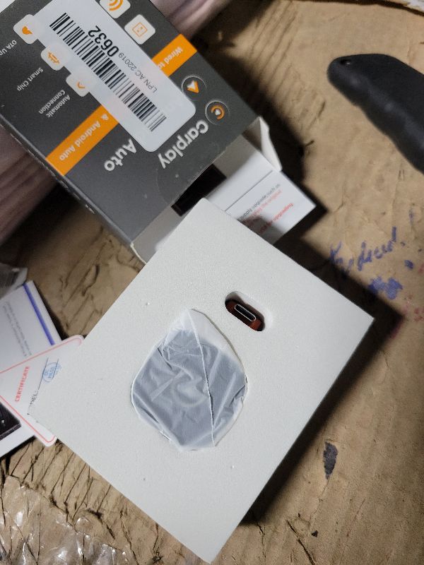 Photo 1 of ?2026 Upgarded? Wireless CarPlay Adapter for iPhone, Mini USB Design for Cars with Wired CarPlay, Fast Connection,5.8GHz WiFi,No Delay, Compatible with iOS 10+ & iPhone 6+, USB/Type C,Plug and Play