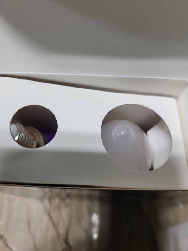 Photo 1 of 2 Pack BlueX LED Purple Light Bulb - 4W (40Watt Equivalent) - E12 Base Purple LED Bulb, Party Decoration, Porch, Home Lighting, Holiday Lighting, Chandelier Light Bulbs, Candelabra Bulbs