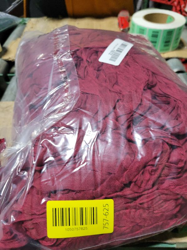 Photo 1 of 10 Pack Burgundy Cheesecloth Table Runner 10FT Boho Gauze Fabric Table Runner Vintage Rustic Sheer Runners for Wedding Party Bridal Baby Shower Long Table Decorations