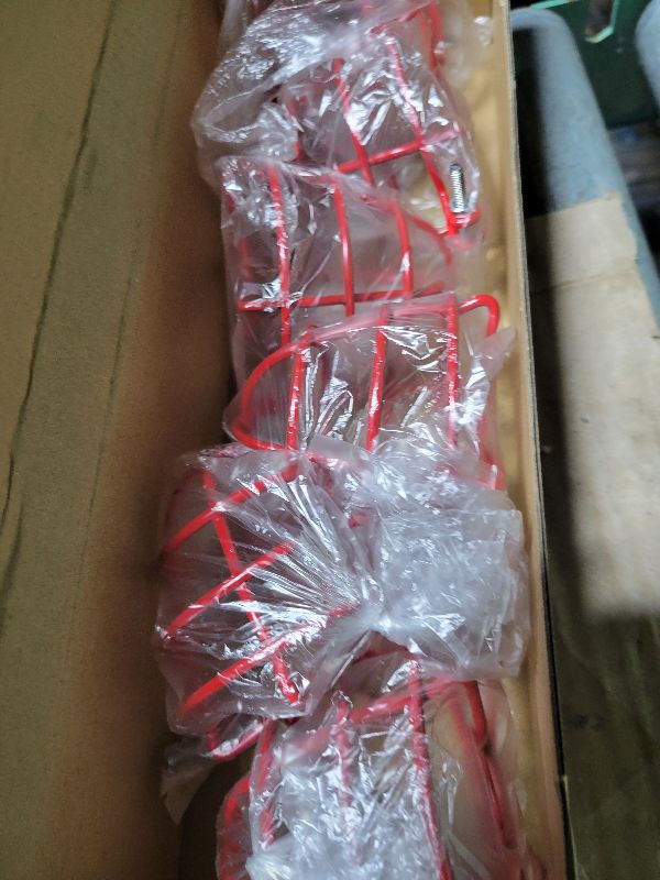 Photo 1 of (6 Pack) 1/2" Fire Sprinkler Head Cage Guard Protector Fire Extinguishing System Sprinkler Bracket Red