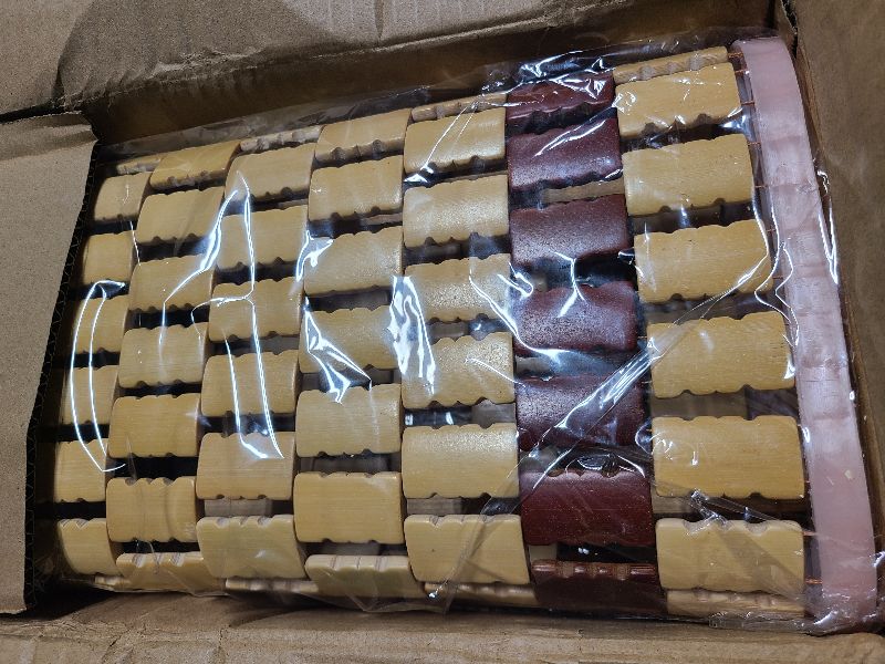 Photo 1 of 2 Pack Bamboo Sauna Headrest Pillow Natural Wood Sauna Backrest Sauna Neck Rest for Head Support Cool Room Spa Gym Sauna Accessories Steam Rooms Hollow Pillow for Household Relaxing Rest Body