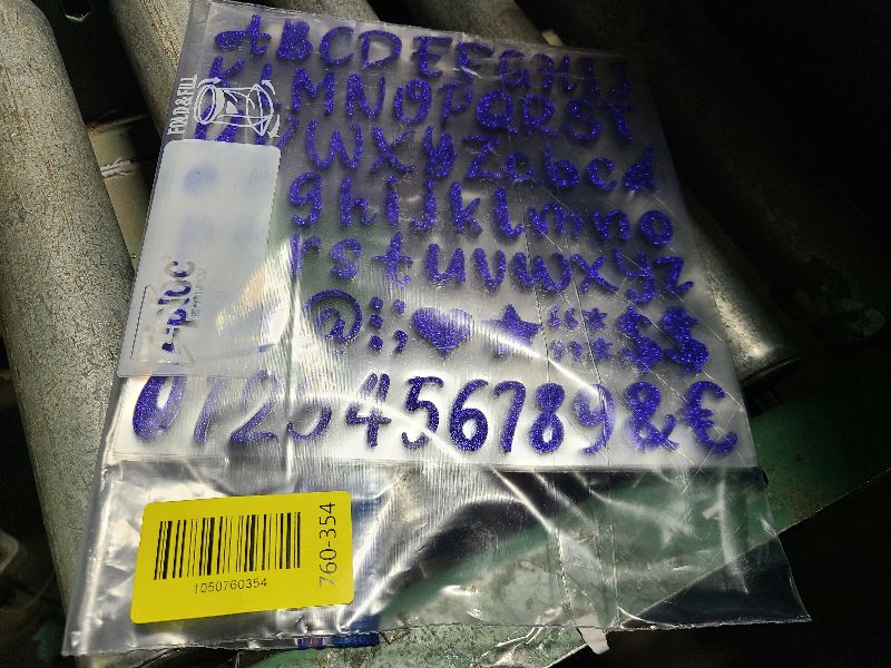 Photo 1 of 1215 PCS Letter Stickers Glitter Alphabet Stickers Self Adhesive Waterproof Vinyl Small ABC Letters for Graduation Cap Water Bottles Cup Mailbox Number Scrapbooking Notebook Craft Decor(15, Navy Blue)