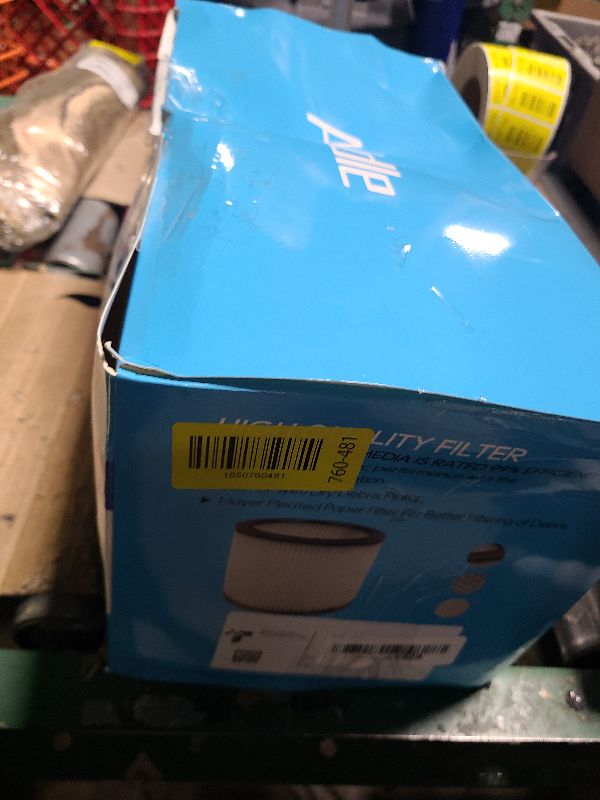 Photo 1 of 2 Pack Replacement Cartridge Filter Fit for shopvac 90304, 90350, 90333,903-04-00, 9030400,5 Gallon Up Wet/Dry Vacuum Cleaners