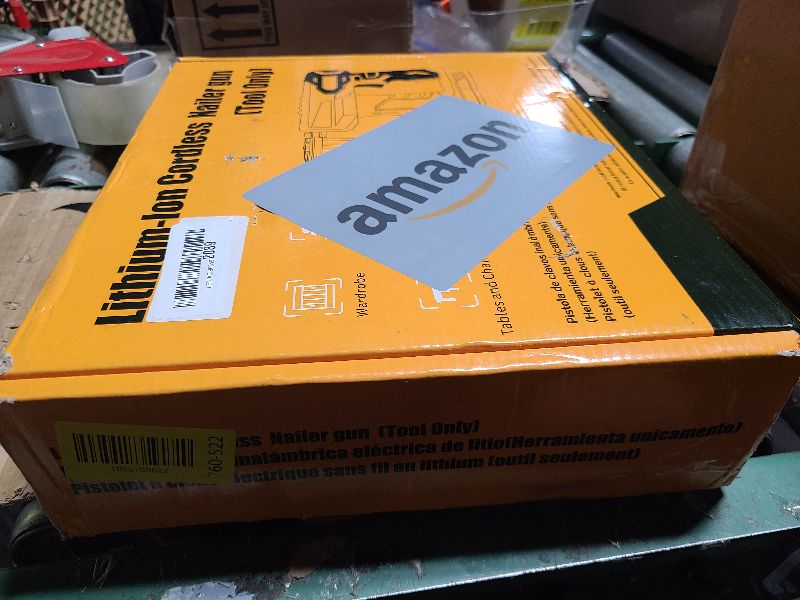 Photo 1 of 18 Gauge Brad Nailer/Narrow Crown Stapler Compatible with Dewalt 20V MAX Battery(NO Battery) 2 in 1 Cordless Nail Gun with 1000 Nails and 1000 Staples for Home Improvement, DIY and Woodworking