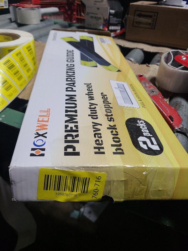 Photo 1 of 2 Pcs 18'' Heavy Duty Parking Aid for Garage, Parking Gadgets Protects Car and Garage Walls, Parking Stopper Easy to Install 2 Packs