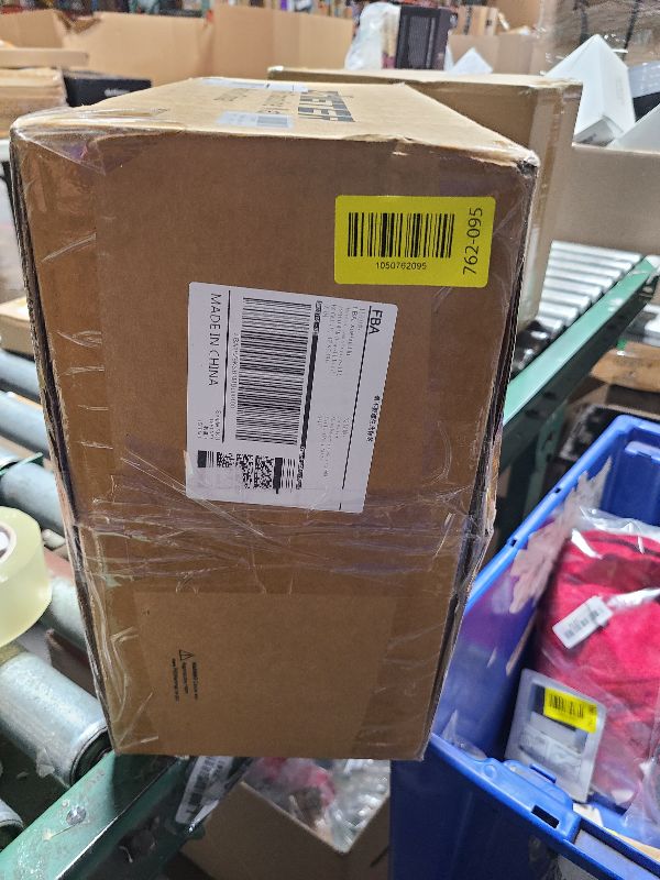 Photo 1 of 15FT Trampoline Replacement Safety Enclosure Net for 6 Straight Poles Round Frame, Breathable and Weather-Resistant with Adjustable Straps(NET ONLY)