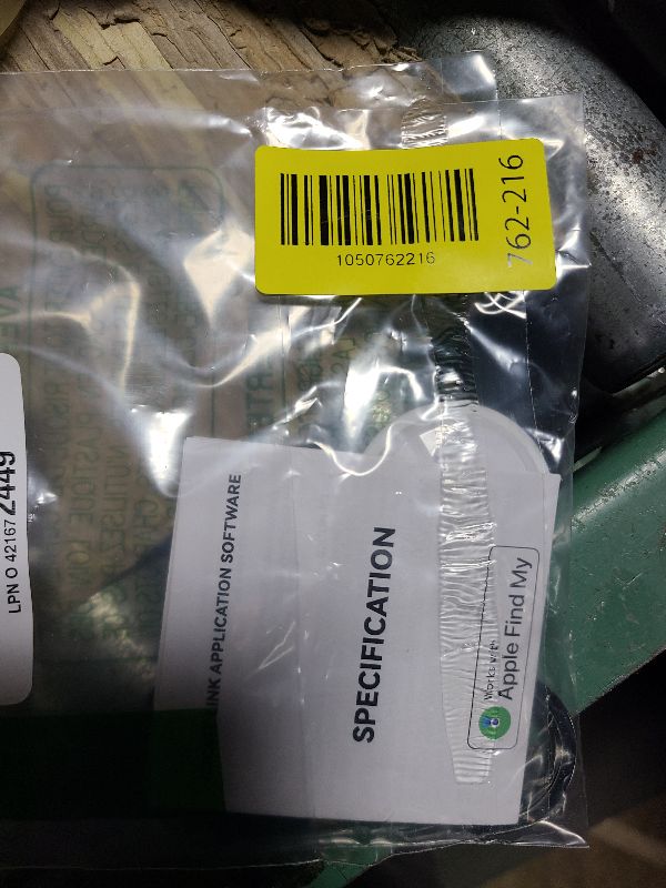 Photo 1 of 2 Packs Air Tracker Tags Compatible with Apple Find My (iOS Only) Bluetooth Tracker, Smart Keys Finder and Item Locator with Waterproof Case for Wallet Luggage Backpack 1B1W