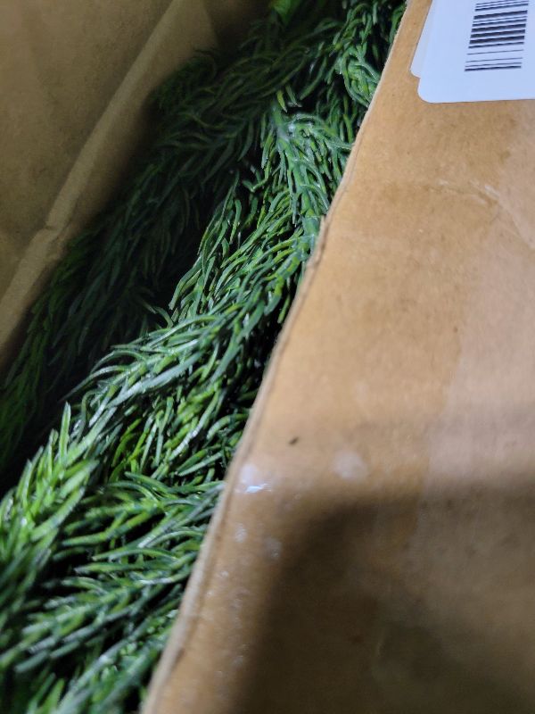 Photo 1 of 16 Pcs Real Touch Norfolk Pine Branch -18" Artificial Christmas Green Plants Branches Faux Greenery Stem Fake Cedar Pine Picks for Vase DIY Crafts Garland Wreath Xmas Indoor Outdoor Home Decor