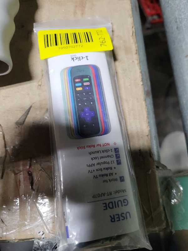 Photo 1 of 1-Clicktech Remote for Roku TVs and Players Express Premiere Ultra [2-in-1 w/TV Power+Volume] [NOT for Roku Stick]