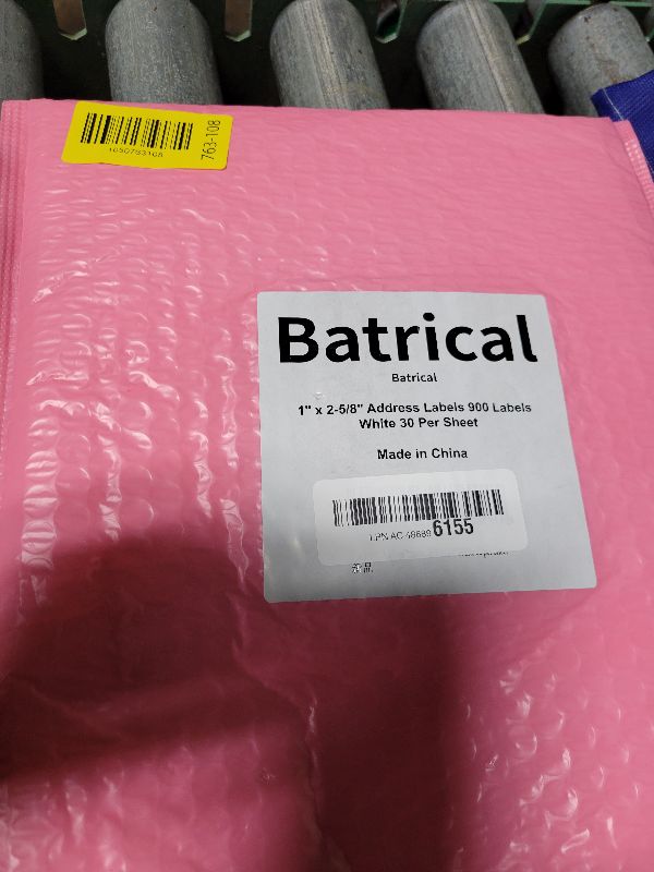 Photo 1 of 1" x 2-5/8" Address Labels 900 Labels Sticker Paper for Laser/Ink Jet Printer mailing Labels 8.5"×11" White 30 per Sheet