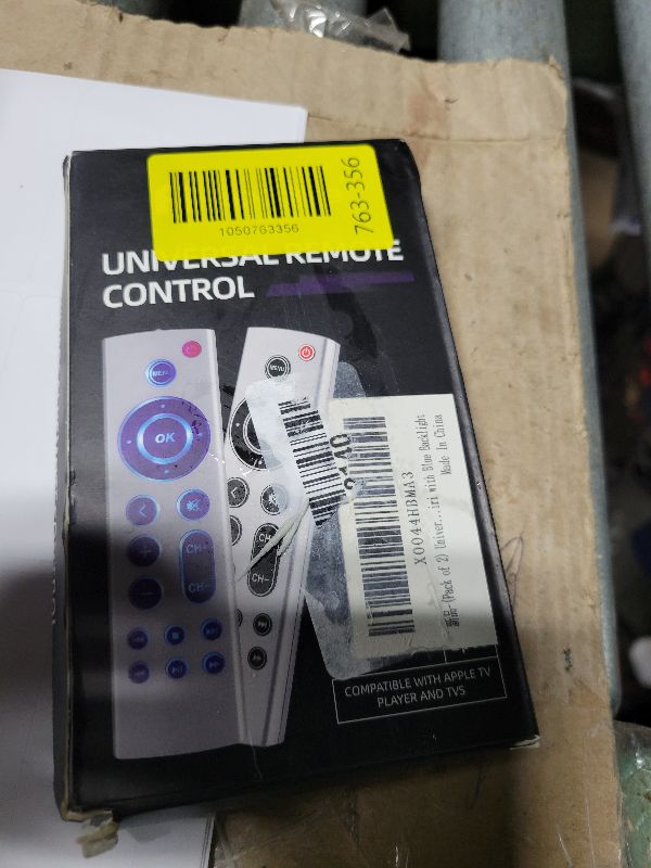 Photo 1 of (Pack of 2) Universal Replacement Remote for Apple TV 4K/ Gen 1 2 3 4/ HD A2843 A2737 A2169 A1842 A1625 A1427 A1469 A1378 A1218, No Voice No Siri with Blue Backlight