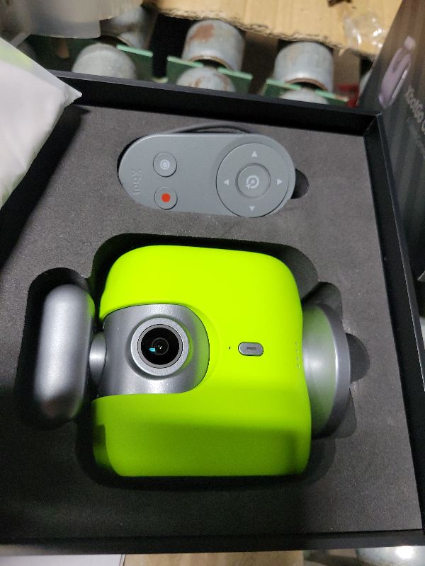 Photo 1 of XbotGo Chameleon AI Auto Sports Action Camera - 4K 60FPS Soccer Camera and Basketball Tracking Camera for Team Sports, Live Streaming, No Subscription, Works with iOS & Android (Lemon Green)