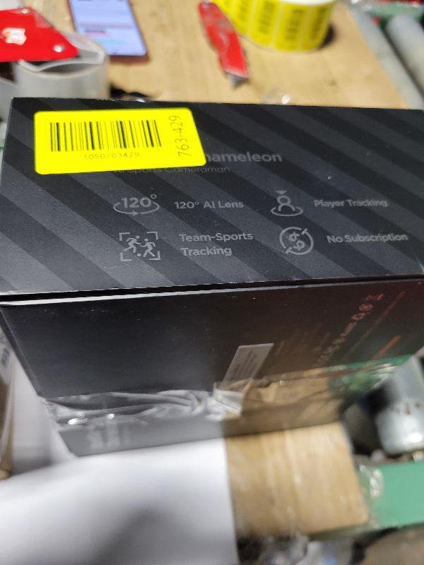 Photo 1 of XbotGo Chameleon AI Auto Sports Action Camera - 4K 60FPS Soccer Camera and Basketball Tracking Camera for Team Sports, Live Streaming, No Subscription, Works with iOS & Android (Lemon Green)