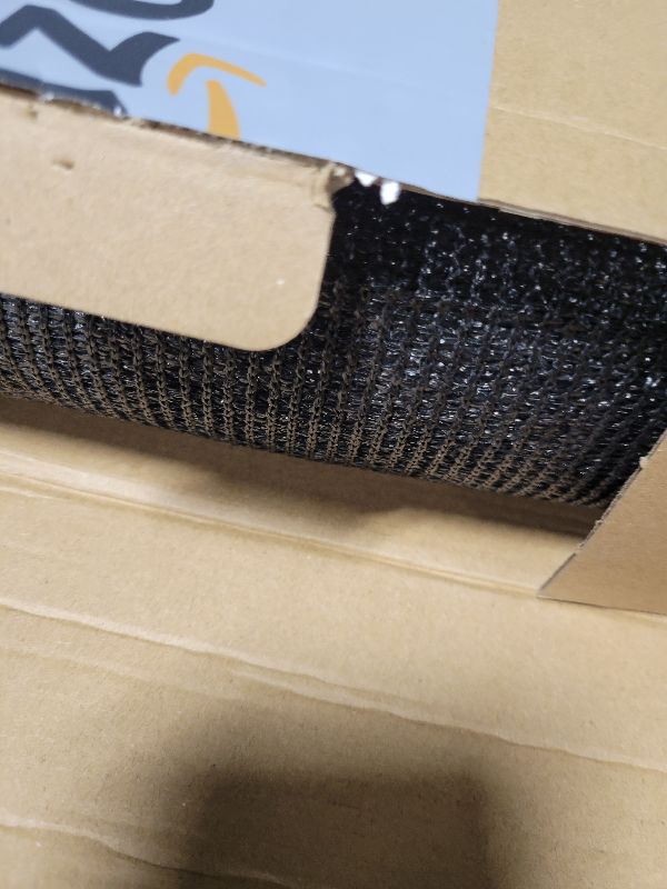 Photo 1 of 4'×19' Black Balcony Privacy Screen Fence Cover UV Protection Weather Resistant Waterproof Shade Cloth for Outdoor Patio Apartment Backyard Porch Deck Railing with Zip Ties