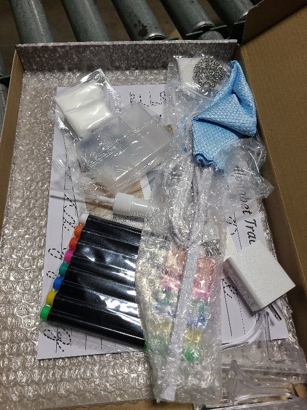 Photo 1 of 16" Led Drawing Board for Kids with 18 Tracing Pages - 4 Modes & Acrylic Led Note Board with 7 Colors, Light up Magic Boards for Art Kit, Birthday & Christmas Gifts for Teenage Girls & Boys, 39PCS