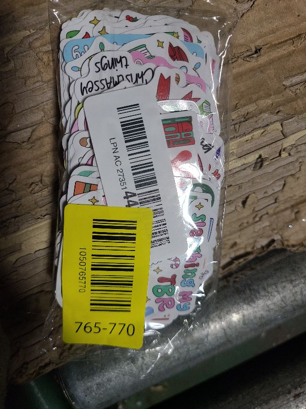 Photo 1 of 107Pcs Christmas Bookish Stickers Pack, Xmas Waterproof Vinyl Holiday Decals for Kindle, Water Bottles, Laptop, Cards, Scrapbook, Journal, Reading Gifts, Book Lover Gifts, Christmas Party Favors