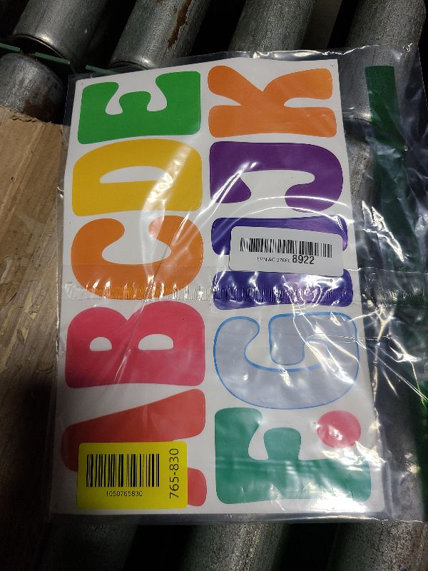 Photo 1 of 150 PCS Letter Stickers Large Bulletin Board Letters Alphabet Number Stickers Vinyl Waterproof Self-Adhesive Stick on Letters for Poster Board Craft Classroom Home Party Decor(Colorful, 3 Inch)
