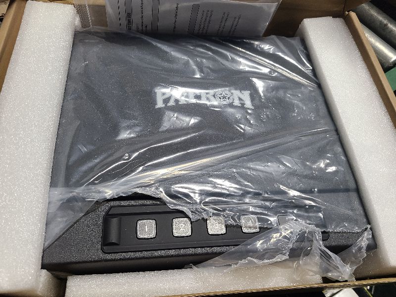 Photo 1 of [ 30% Larger capacity ]Gun Safe for Pistols, Biometric Handgun Safe box, Mounted Handgun Safe Quick Access Security Safe with Fingerprint Keypad Lock for Home nightstand