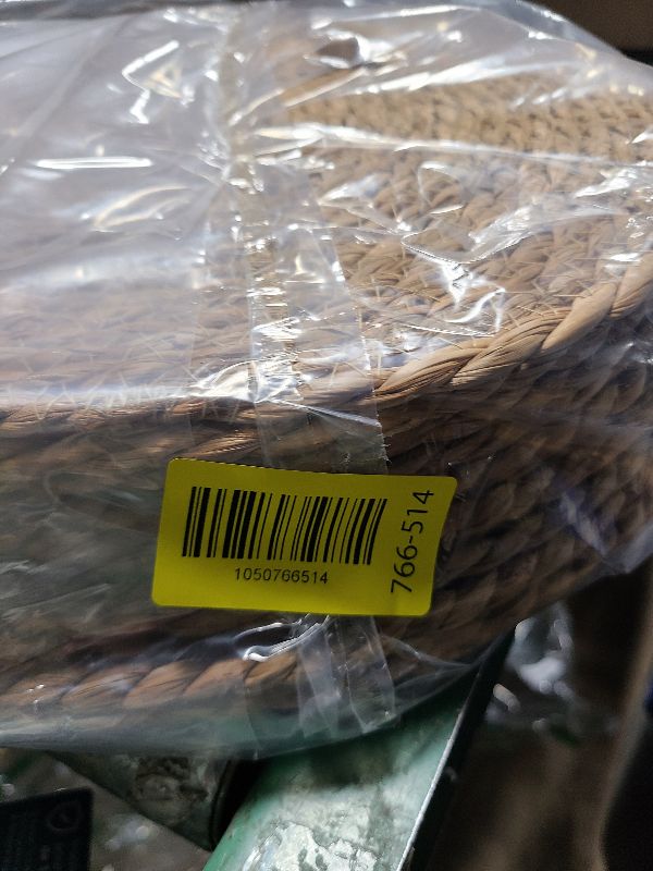 Photo 1 of 13.8 in Round Woven Placemats Plate Chargers Set of 10, Rattan Wicker Table Mats Chargers for Dinner Plates Boho Farmhouse Rustic Place Mats for Dining Table Decor