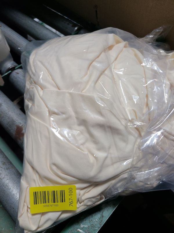 Photo 1 of 7.2 FT Arch Backdrop Cover, Wedding Beige Arch Covers Stretchy Backdrop Spandex Fitted for Chiara Stand Birthday Baby Shower Party Ceremony Decoration Beige 7.2FT