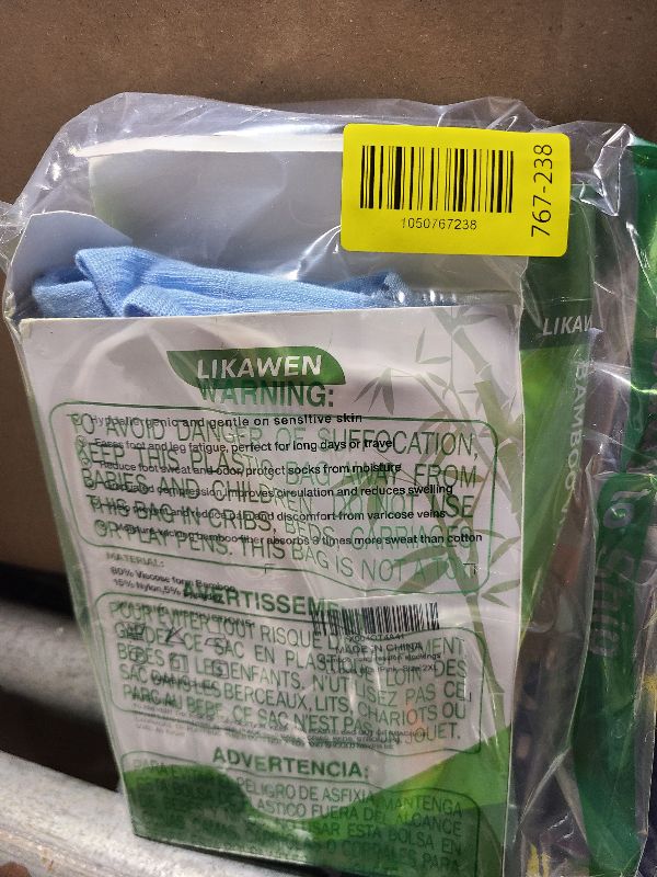 Photo 1 of 2 Pairs Bamboo Plus Size Compression Socks Wide Calf for Women and Men 15-20 mmHg Knee High Support Stockings for Circulation, Swelling, Travel, Nurses, Pregnacy