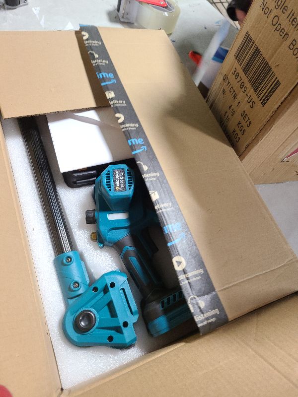 Photo 1 of 2-in-1 Cordless 8 Inch Pole Saw for Tree Trimming, 4.2M Extended Reach Electric Pole Saw with 180° Adjustable Head, Brushless Motor, 2×4.0Ah High-Capacity Batteries & Extra Chain