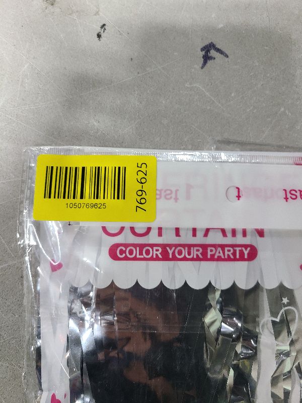 Photo 1 of 2 Pack Foil Curtain Backdrop Silver Metallic Tinsel Foil Fringe Curtains Photo Booth Props for Birthday Wedding Engagement Baby Shower Bachelorette Christmas Holiday Celebration Party Decorations