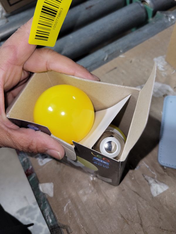 Photo 1 of 2-Pack Solray A19 Amber Yellow LED Bug Light Bulb No Blue Light Outdoor 650 Lumens 120V E26 Medium Base 9.5-Watt (40-Watt Replacement) A19 Outdoor Bug LED Warm Light Bulb