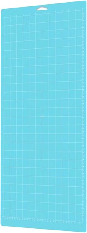 Photo 1 of **MSRP 10.99**Non-Slip PVC Cutting Mat, Rectangular, Blue-12 by 24 inches, Solid Pattern, Artist's Cutting Mat, 12x24 inch, 1 Count