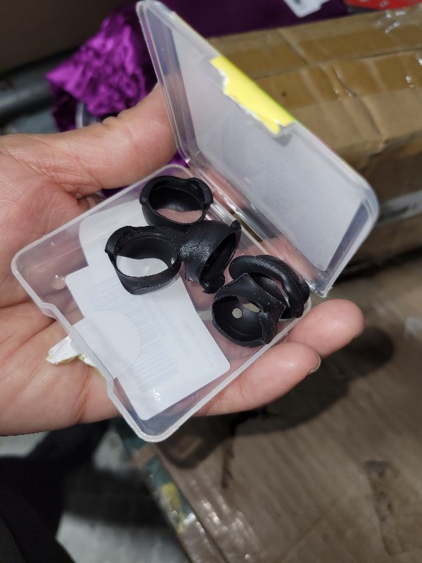 Photo 1 of [3 Pairs] Ear Tips Covers for Bose QuietComfort Earbuds II&Bose QuietComfort Ultra Earbuds, WOFRO Anti Slip Silicone Sport Wingtip Anti Scratches Eartip Accessories (S/M/L)-Black