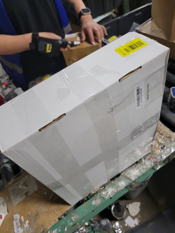 Photo 1 of 24 Inch Christmas Wreath for Front Door with Lights Flocked Lambs Leaves Winter Wreath Bow Pine Needles Pinecones for Indoor Outdoor Xmas Wall Window Holiday Decor