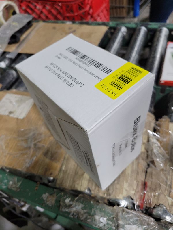 Photo 1 of 12 Pack S14 Red Light Bulb Green Light Bulb Ceramic Incandescent 11 Watt E26 Base S14 Light Bulbs Replacement String Lights Colored Bulb Candelabra Based Red Bulb Green Christmas