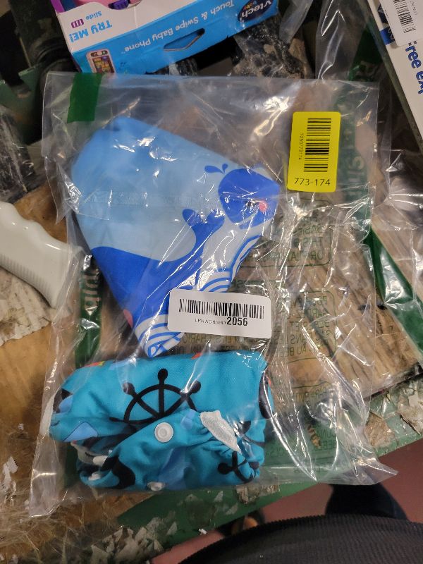 Photo 1 of ALVABABY Swim Diapers 2pcs Reusable Adjustable & Washalbe for Boys & Girls 0-2 Years Baby Boy DYK13-14